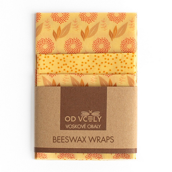 Voskové obaly - voskové obrúsky v malej sade, beeswax wraps - odvcely.sk