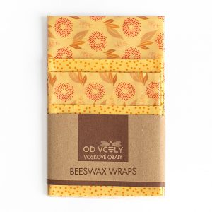 Voskové obrúsky vo veľkej výhodnej sade, beeswax wraps - odvcely.sk