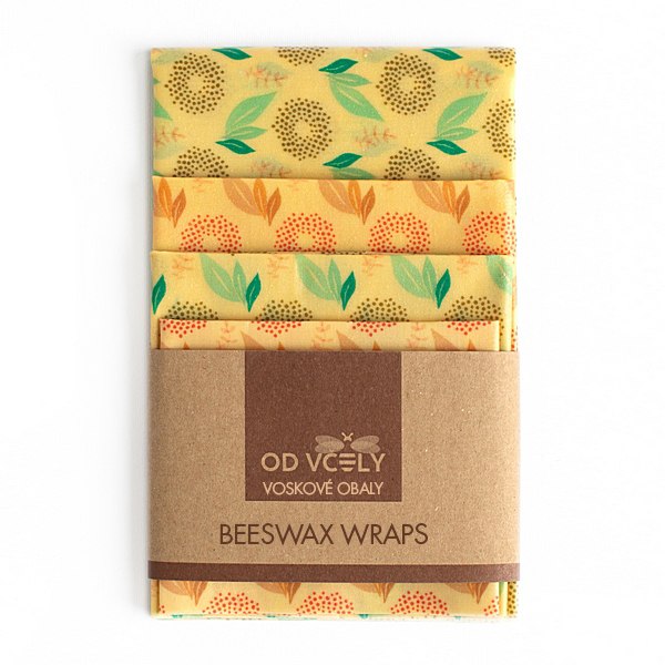 Voskové obrúsky, obaly z včelieho vosku vo veľkej sade-beeswax wraps - odvcely.sk